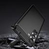 Carbon Case flexibles Silikon für Xiaomi 15 - Schwarz