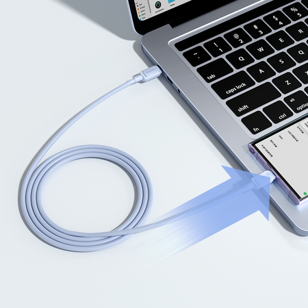 USB C – USB-C-Kabel 100 W 1,2 m Joyroom S-CC100A14 – Blau