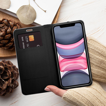 Kabura LUNA Book Carbon do IPHONE 17 Pro Max czarny