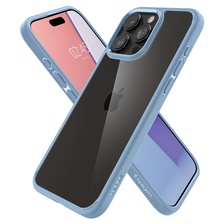 Spigen Crystal Hybrid, sierrablau – iPhone 15 Pro Max