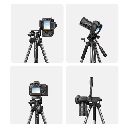 Professional Ugreen LP661 tripod for smartphones and cameras - black and gray