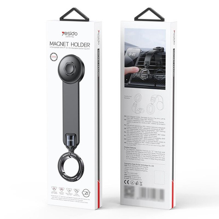 Yesido magnetyczny Uchwyt Samochodowy C217 MagSafe, BLACK / CZARNY
