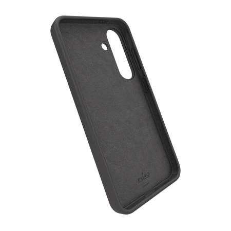 Puro Icon Silicone Case for Samsung Galaxy S25 - Black