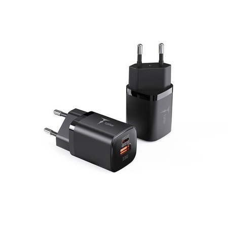 ŁAD SIEC T-PHOX HANDY SERIES 33W T-PP08 USB/USB-C BLACK