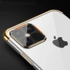 Clear Color Case TPU-Gel-Cover mit Metallrahmen für Xiaomi Redmi Note 11S / Note 11 schwarz
