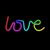 Neon LED RGB LOVE FLRN01 + pilot Forever Light