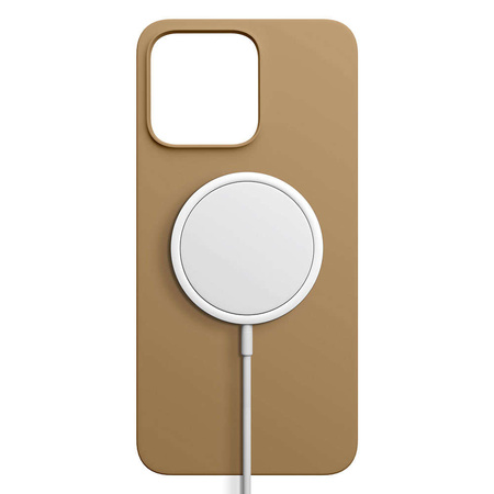 Apple iPhone 14 Pro Max - 3mk Hardy Silicone MagCase Gold