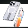 Hybrid Armor X Case for Samsung Galaxy S26 Ultra with Stand, Compatible with MagSafe - Transparent