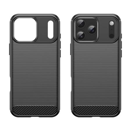 Etui Carbon Case na iPhone 17 Pro Max - czarne