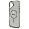 Karl Lagerfeld nakładka do iPhone 16 Plus 6,7" KLHMP16MHLSKIK czarna Hardcase IML Metal Karl Head MagSafe