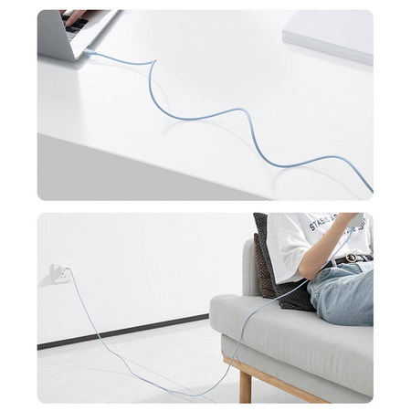 Baseus kabel, przewód USB Typ C – Lightning 20W długość 1,2 m Jelly Liquid Silica Gel – czarny
