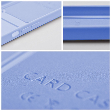 Futerał CARD CASE do SAMSUNG A14 5G / A14 4G fioletowy