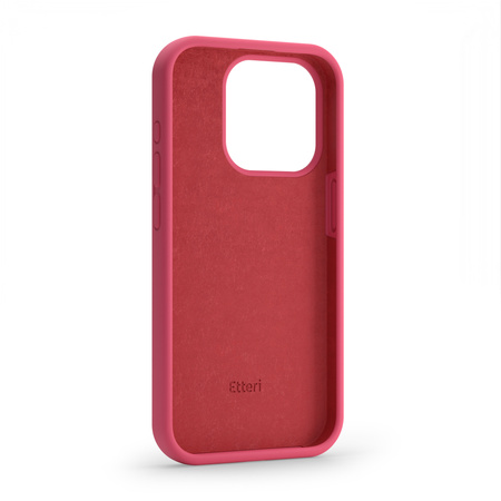 Nakładka Etteri Silicone Case do Samsung Galaxy S23 malinowa