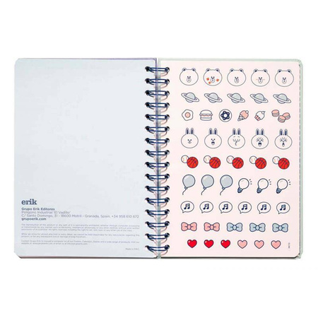 Line Friends - Kalendarz / Planner 2020/2021 A5