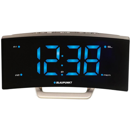 Zegar LED Radio FM PLL Budzik Blaupunkt CR7BK czarny