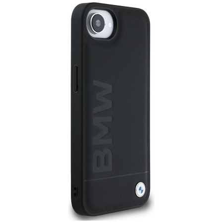 BMW futerał do IPHONE 16e (SE 4 2025) BMHCPSE4SLLBK (Leather Hot Stamp) black