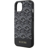 Original Handyhülle IPHONE 13 / 14 / 15 Guess Hardcase IML 4G MagSafe (GUHMP15SHGCFSEK) schwarz