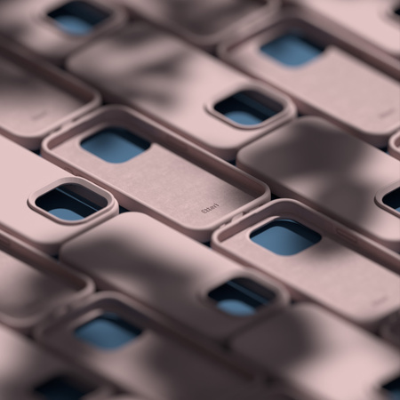 Nakładka Etteri Silicone Case do iPhone 15 Pro 6,1" jasnoróżowa