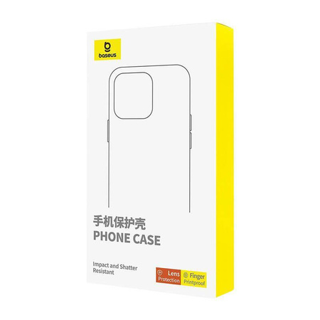 Case + Tempered Glass APPLE IPHONE 15 PRO Baseus Schott Series transparent