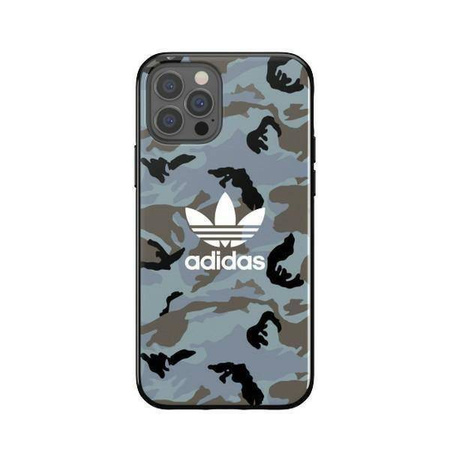 Oryginalne Etui IPHONE 12 / 12 PRO Adidas OR Snap Case Camo niebieskie