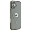 Karl Lagerfeld nakładka do iPhone 16 Plus 6,7" KLHMP16MHLSKIK czarna Hardcase IML Metal Karl Head MagSafe