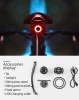 Rockbros Q3 Rear Bike Light with Smart Stop System - Black