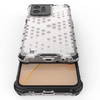 Honeycomb case armored cover with a gel frame Realme C31 transparent