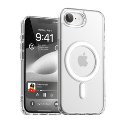 Etui Mercury Jelhard MagSafe do iPhone   16e przezroczysty