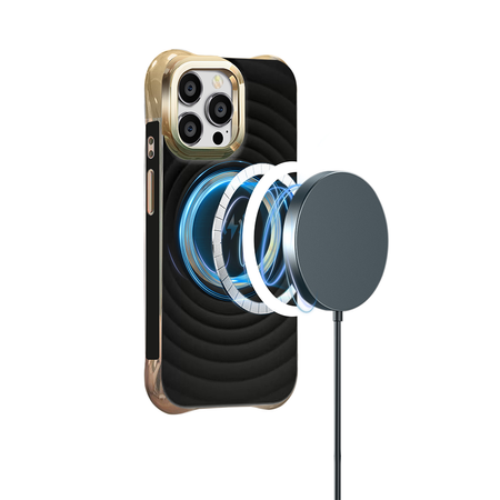 Nakładka Circle Glam Mag do iPhone 14 Pro Max 6,7" czarna
