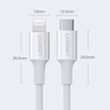 Ugreen MFi cable USB Type C - Lightning 3A 1.5 m white (US171)