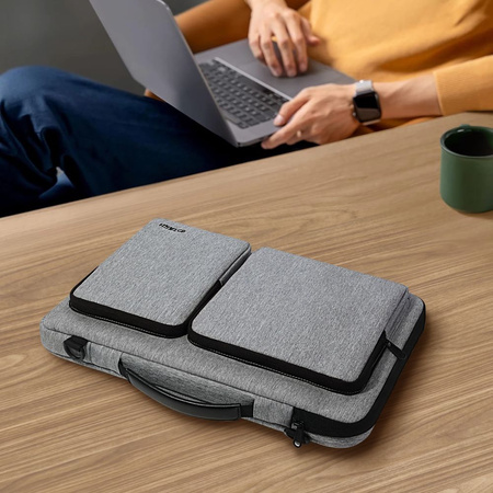 TECH-PROTECT DEFENDER BAG LAPTOP 13-14 CRAYON GREY