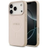 Etui Guess Saffiano Classic Logo MagSafe na iPhone 17 Pro - różowe
