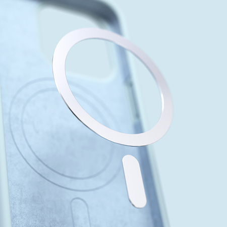 Nakładka Etteri Silicone Mag do iPhone 16e jasnoniebieska