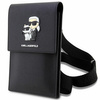 Karl Lagerfeld Handtasche KLWBSAKCPMK schwarz/schwarz Saffiano Karl &amp; Choupette