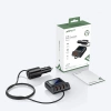 Acefast ładowarka samochodowa 90W USB Typ C / 3x USB / gniazdo zapalniczki, PPS, PD3.0, QC3.0, AFC, FCP stacja ładująca czarny (B8 black)