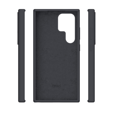 Nakładka Etteri Silicone Case do Samsung Galaxy S24 Ultra czarna