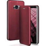 Case IPHONE 7 / 8 / SE 2020 Leatherette Wallet Flip Elegance burgundy