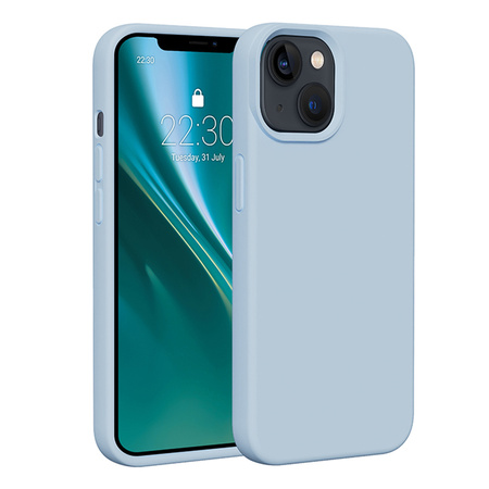Nakładka Etteri Silicone Case do iPhone 13 6,1" jasnoniebieska