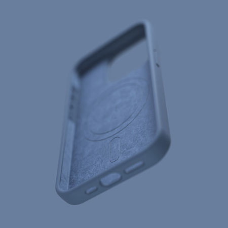 Nakładka Etteri Silicone Mag do iPhone 15 6,1" ciemnoniebieska