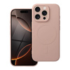 Futerał SILICONE MAG COVER kompatybilny z MagSafe do IPHONE 16 Pro różowy