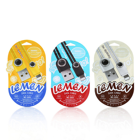 REMAX Kabel Lemen RC-101m - USB na Micro USB - Żółty