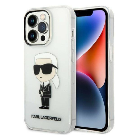 Karl Lagerfeld IML NFT Ikonik - Etui iPhone 14 Pro (przezroczysty)