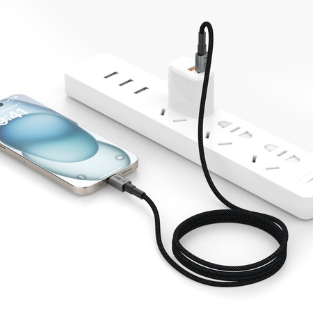 TECH-PROTECT ULTRABOOST DNA LIGHTNING CABLE PD27W/3A 25CM IRON GREY