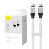 Baseus kabel CoolPlay USB-C - USB-C 2m 100W biały
