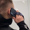 Rope Case silikonowe etui ze smyczą torebka smycz pasek do Xiaomi Redmi 10 czarny