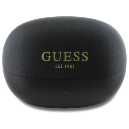 Guess Bluetooth headphones GUTWST88MCTGK TWS + docking station black/black Capsule Printed Logo