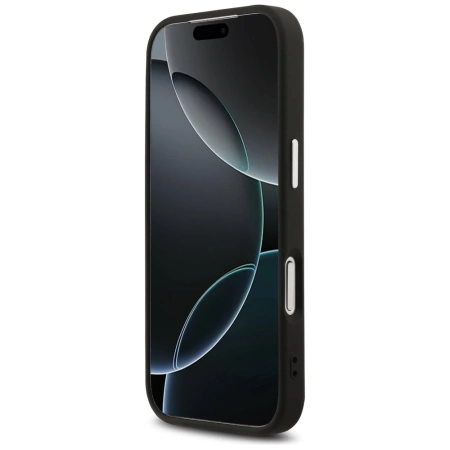 Karl Lagerfeld Initialen &amp; Metalllogo MagSafe Case für iPhone 17 Pro Max - Schwarz