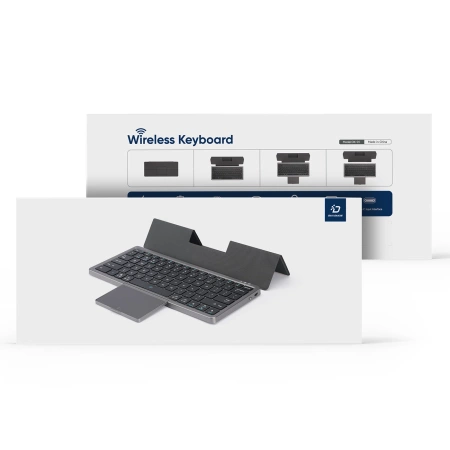 Dux Ducis OK Series wireless Bluetooth keyboard with touchpad - black