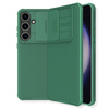 Nillkin CamShield Pro armored case with camera cover for Samsung Galaxy S24 - green