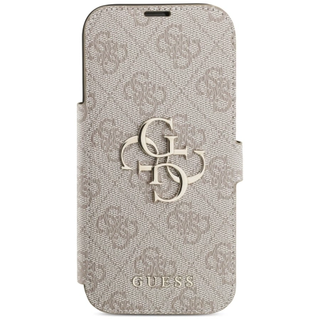 Etui Guess Book 4G Metal Logo na iPhone 17 Pro - różowe